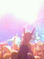 Photo I took on my cell phone - Dragonforce ROCKED!