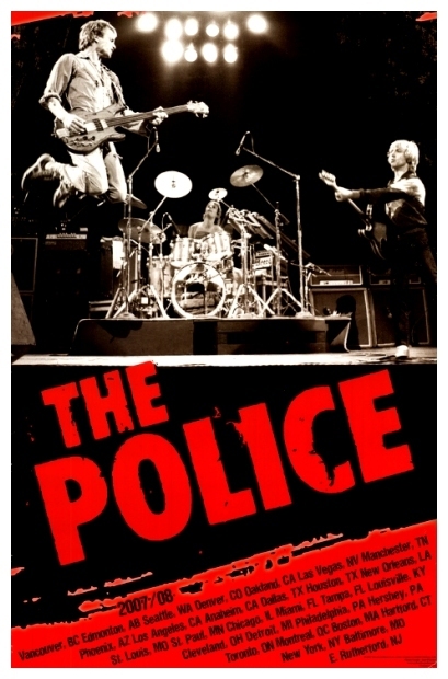the police tour history