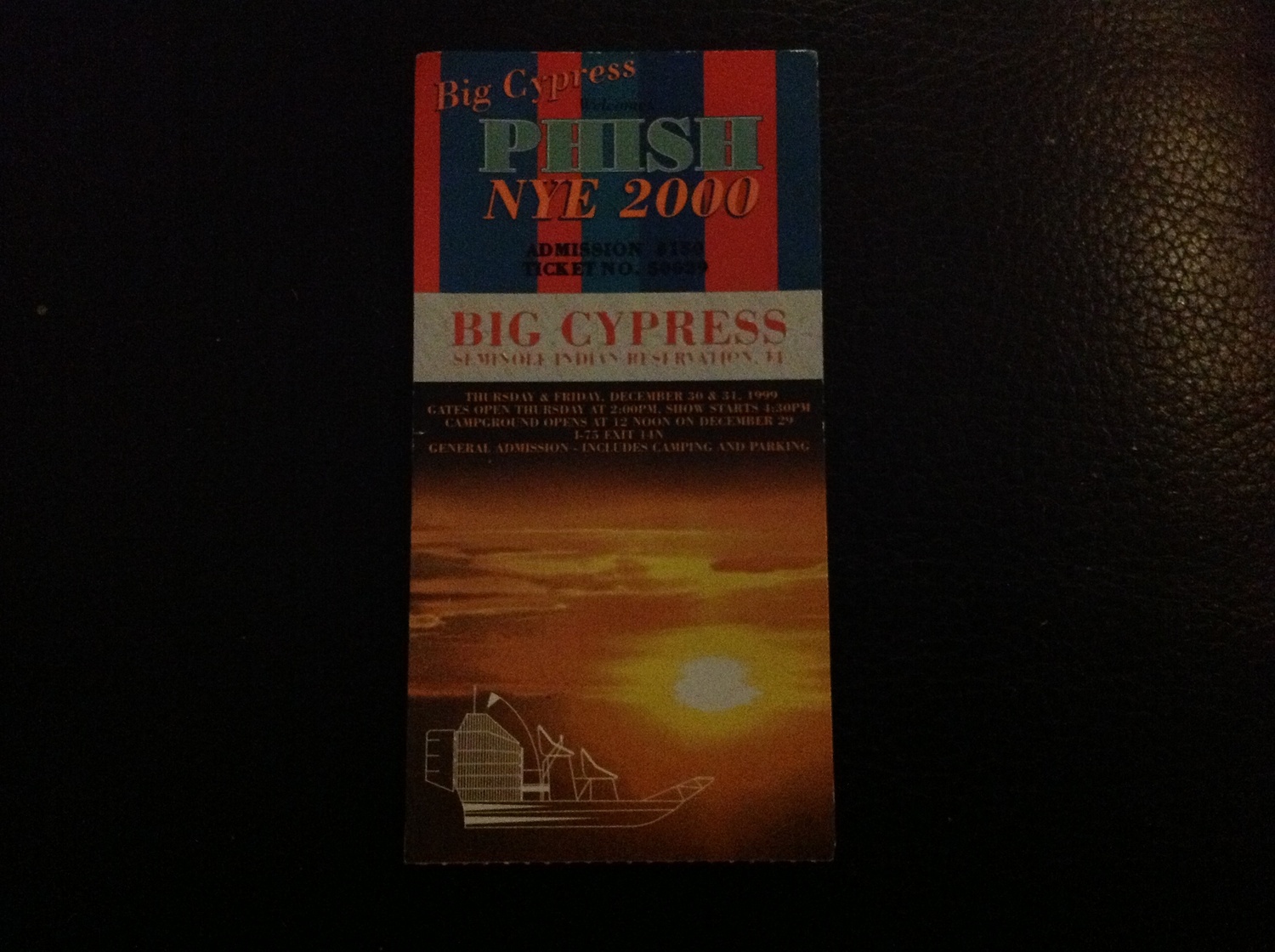 Phish Big Cypress December 31 1999 Concert My Concert Archive